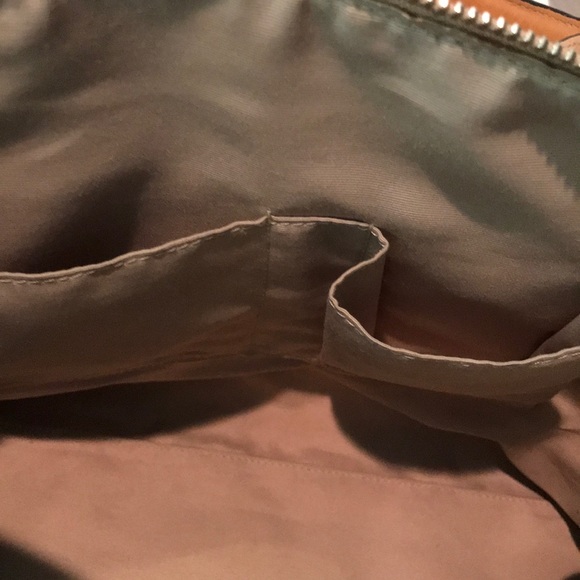 Coach “Hampton” Large Tan Cowhide Leather Satchel - Picture 12 of 16